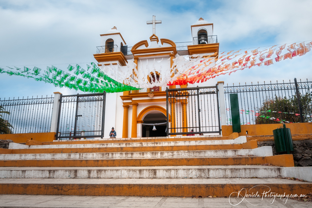 San Cristobal de la Casas Church of our lady of Guadalupe Colonial Architecture